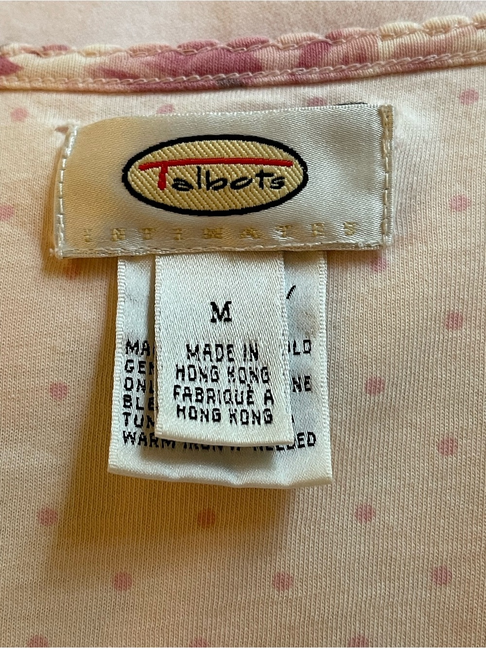 VTG Talbots Intimates Floral Cottagecore Lounge Dress Gown M - Picture 8 of 10